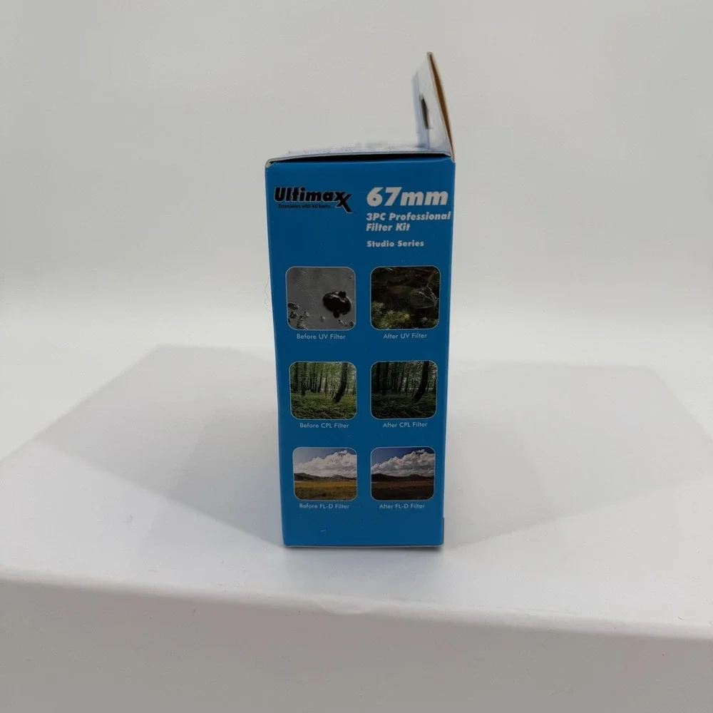 Ultimaxx 58MM 3PC HD Professional Filter Kit Studio Series‎ Open Box